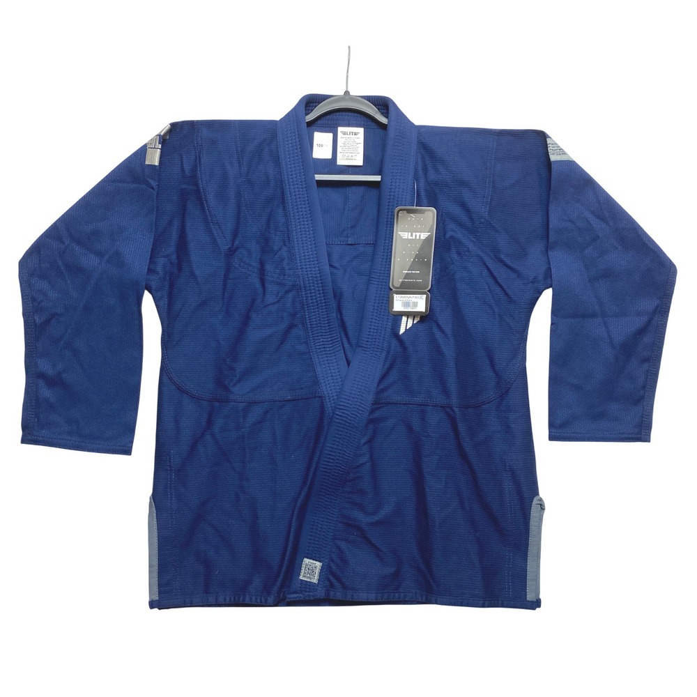 Elite Sports BJJ Gi Jacket Mens A3 Navy Blue Technical Fightwear ET2500NAVYA3